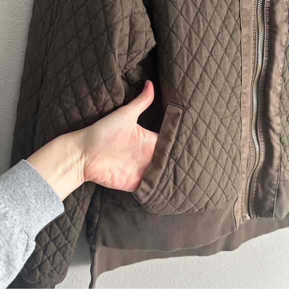 Young Fabulous & Broke Reversible Quilter/Canvas Jacket Large - Picture 5 of 15